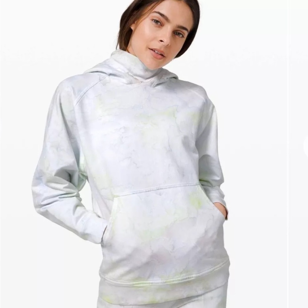 **SOLD** Lululemon LA Hoodie (Watercolour White Wash)